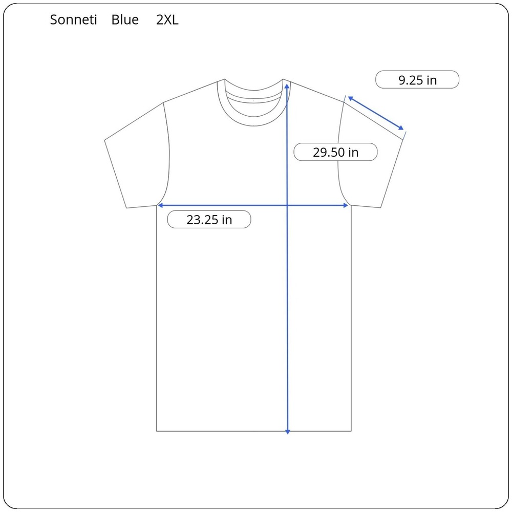 New Sonneti Men's 2XL Short Sleeve Blue Tie Dye Acid Wash Jersey Logo T-Shirt - Picture 3 of 7